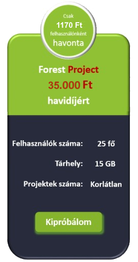 Forest Project árazás 1.3